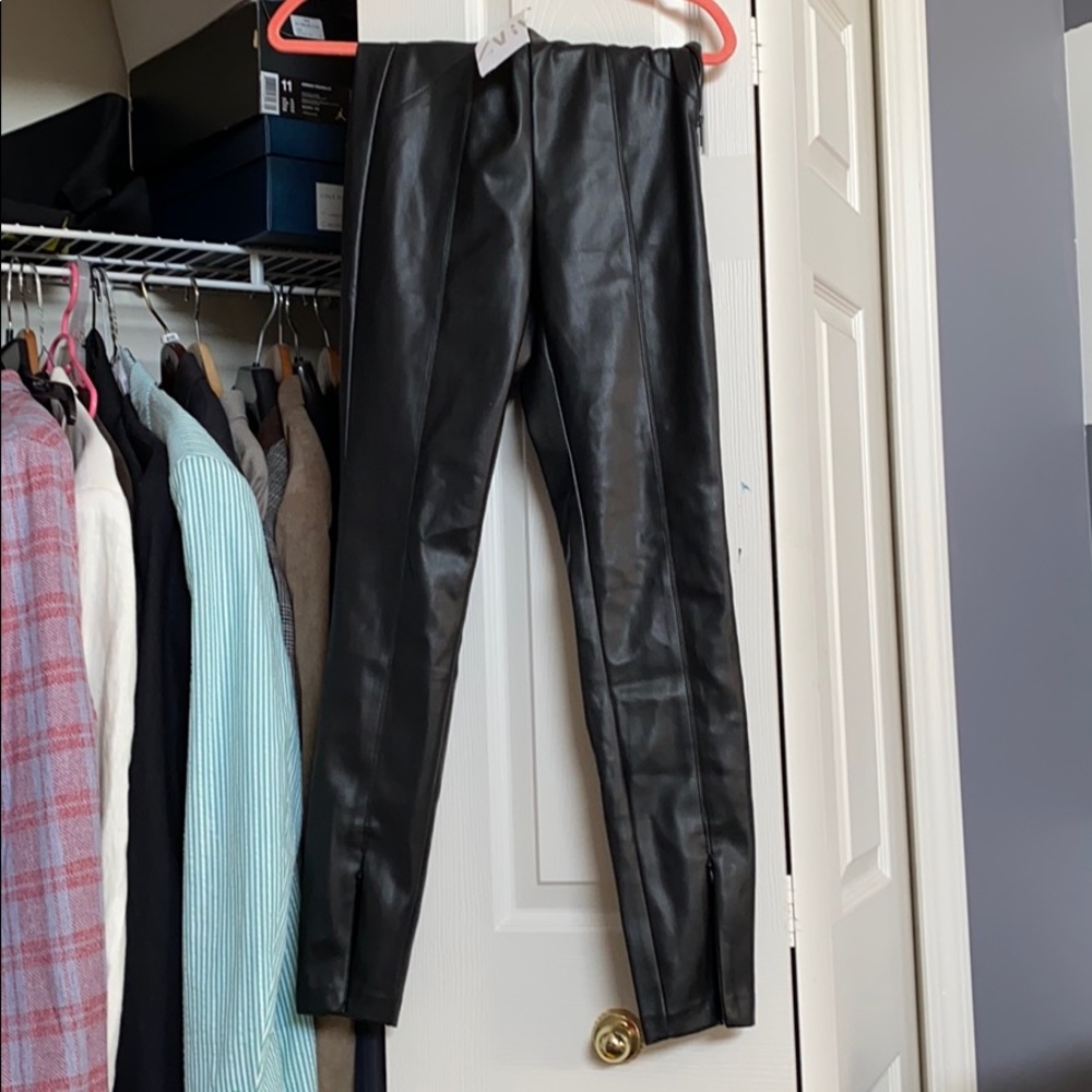 Zara leather pants